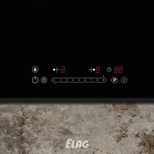 Elag 2-Zonen Inductiekookplaat 73 cm Inbouw 4800W