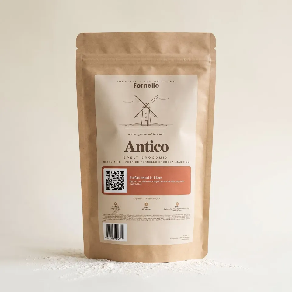 Fornello Antico Spelt Broodmix 1 KG Volkoren