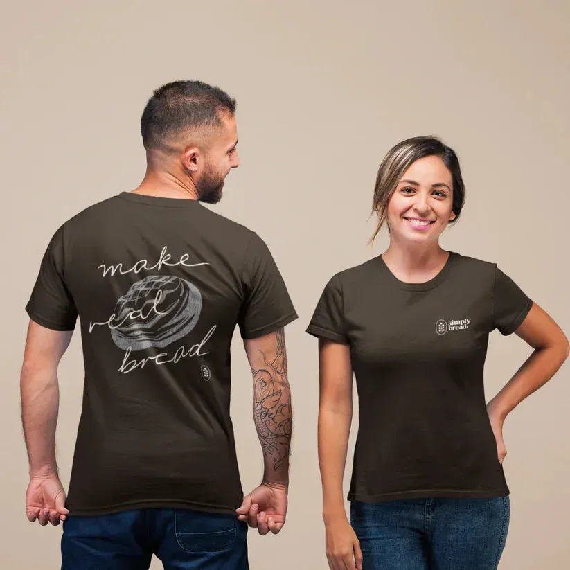 Simply Bread Make Real Bread T-shirt bruin