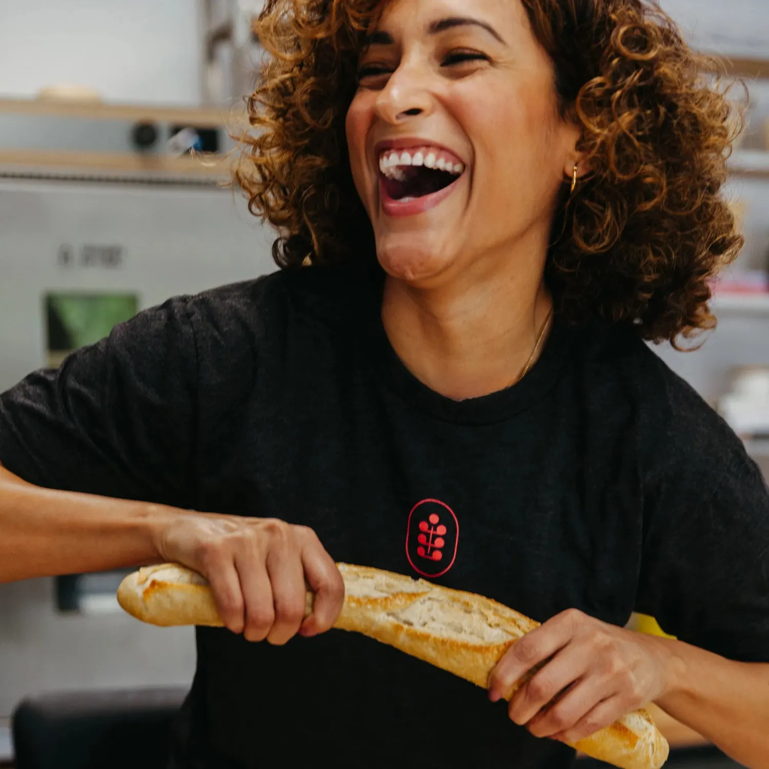 Simply Bread Bakkershandtekening T-shirt maat L