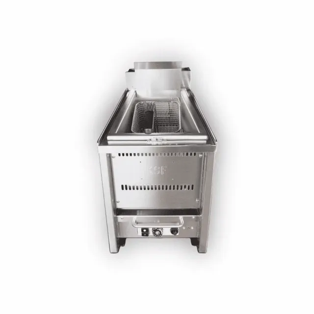 KSF Friteuse 1 becken frituurpan horeca RVS bak
