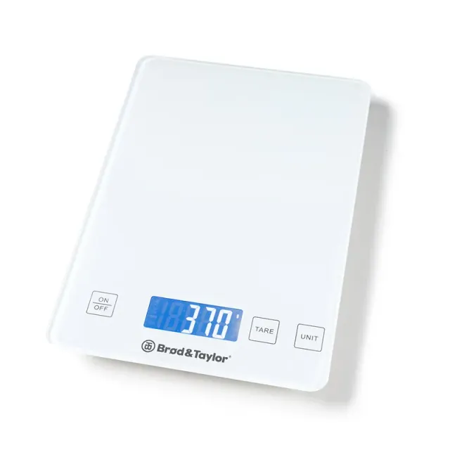 Brød&Taylor keukenweegschaal 15 kg glas nauwkeurig