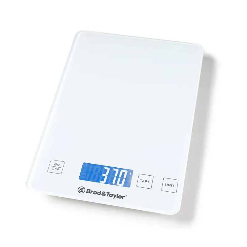 Brød&Taylor keukenweegschaal 15 kg glas nauwkeurig