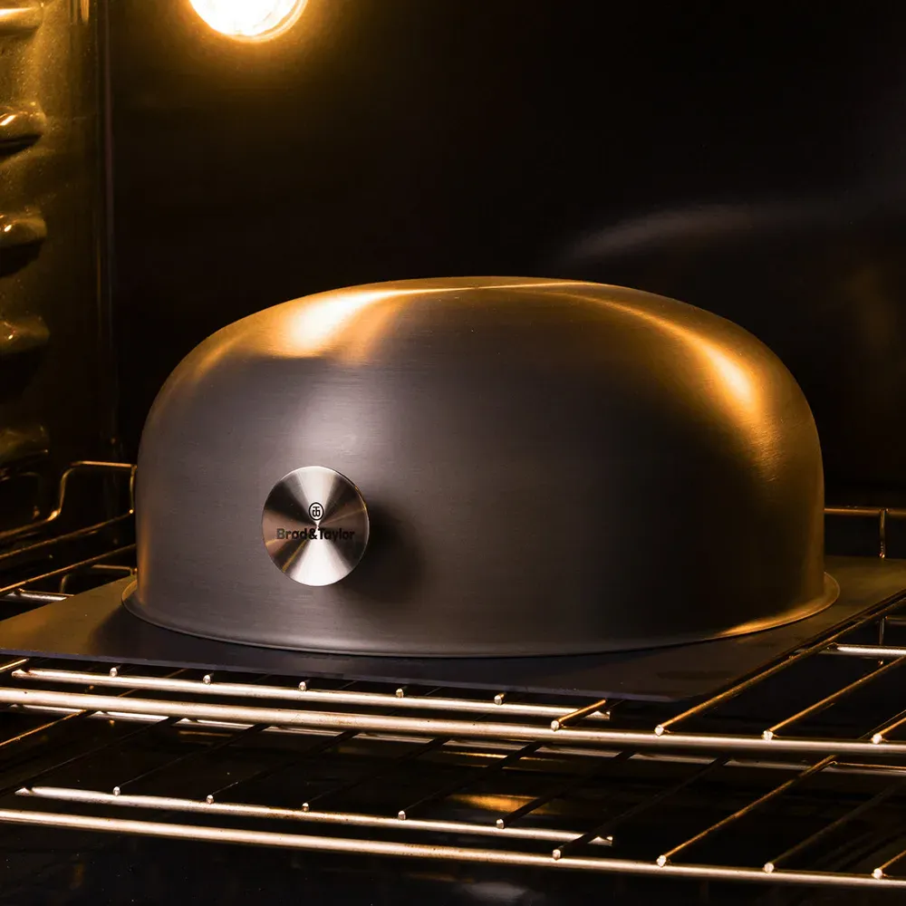 Brød&Taylor Baking Shell Boule bakstolp aluminium