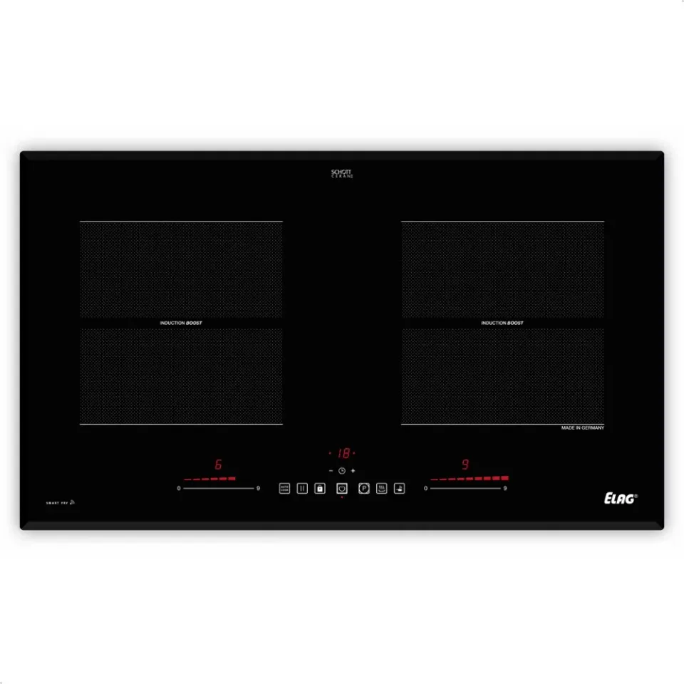 Elag 2-zones inductiekookplaat 73 cm met booster