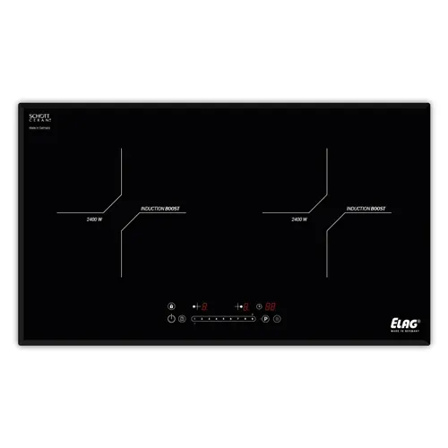Elag 2-Zonen Inductiekookplaat 73 cm Inbouw 4800W