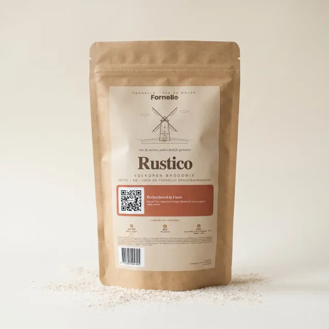 Fornello Rustico Volkoren Broodmix 1 kg volkoren