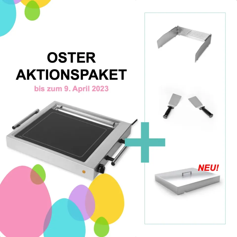 LeMax LC-700 grill accessoireset 3-delig met rvs hoes