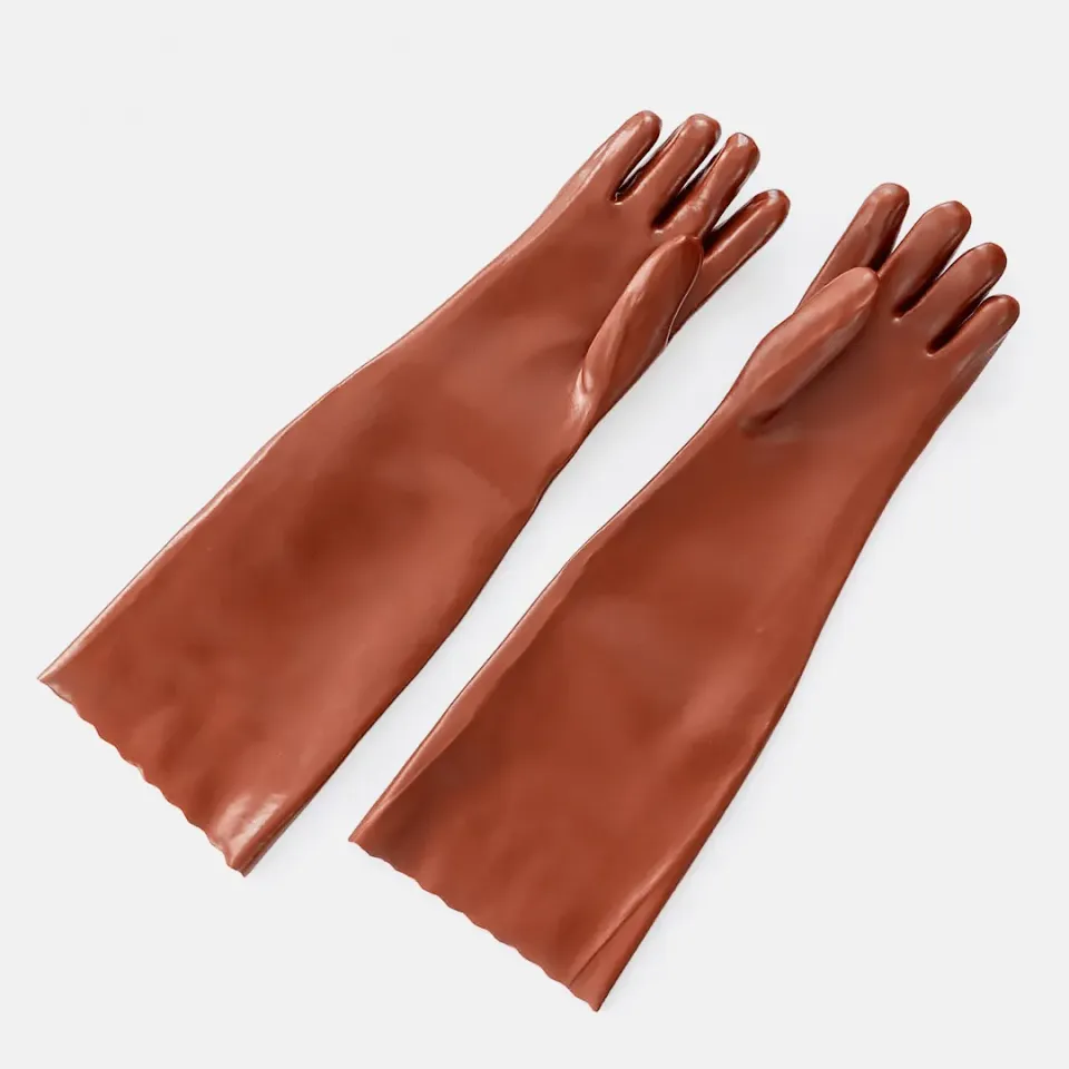 KSF Vinyl schoonmaakhandschoenen 60 cm latexvrij