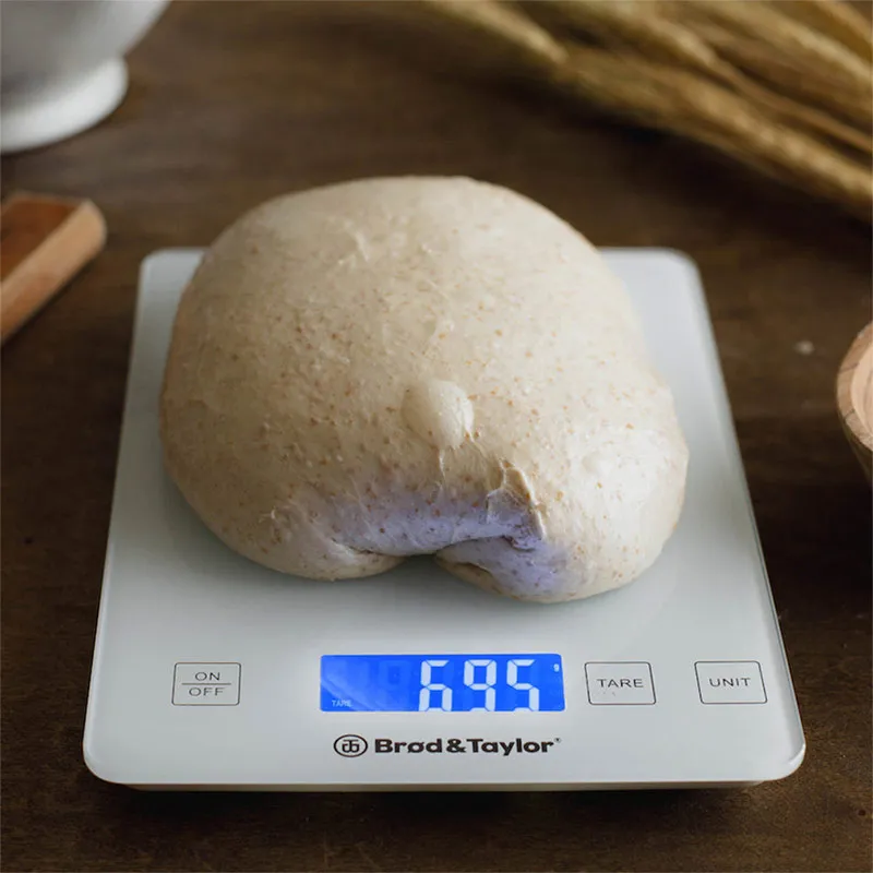 Brød&Taylor keukenweegschaal 15 kg glas nauwkeurig