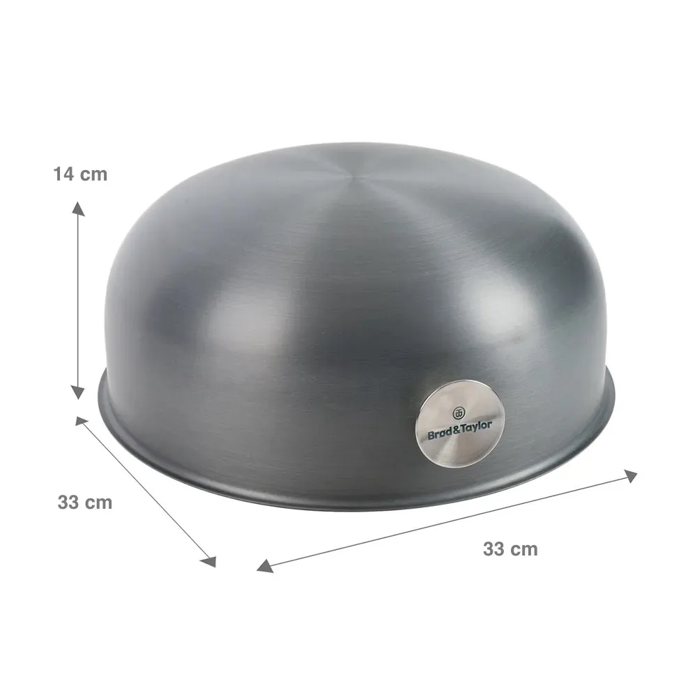 Brød&Taylor Baking Shell Boule bakstolp aluminium