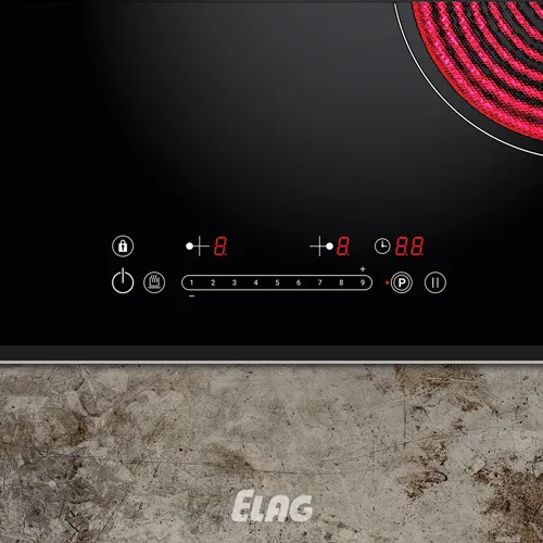 Elag 2-Zonen Hybridkochfeld kookplaat 73 cm 4600W
