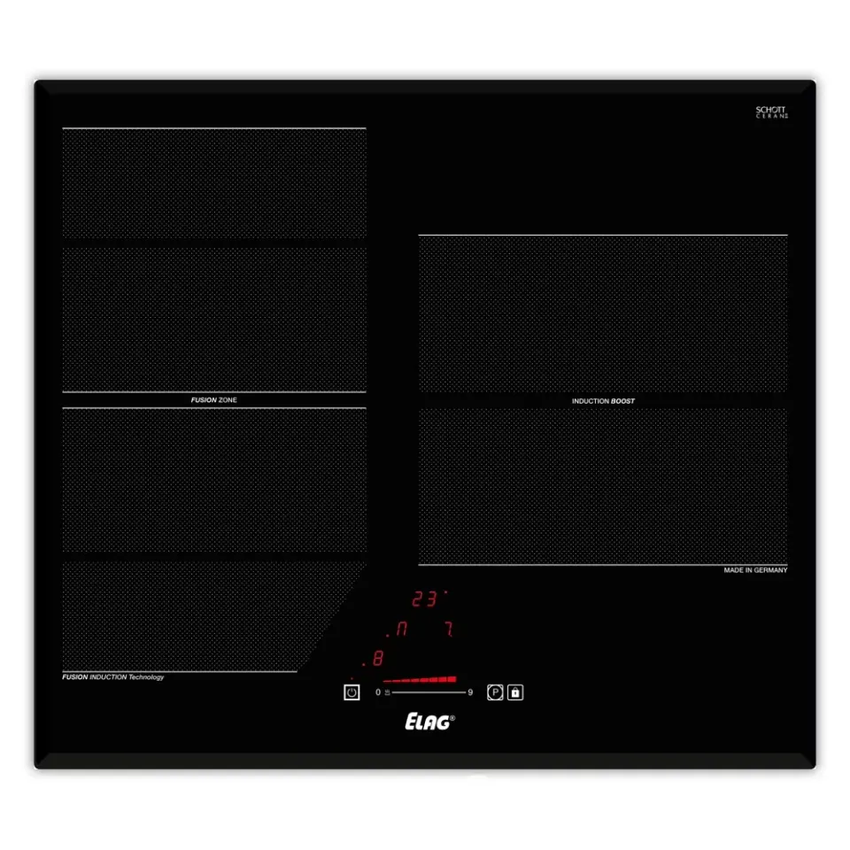 Elag EC-500 inductiekookplaat 60 cm 3 zones Fusion