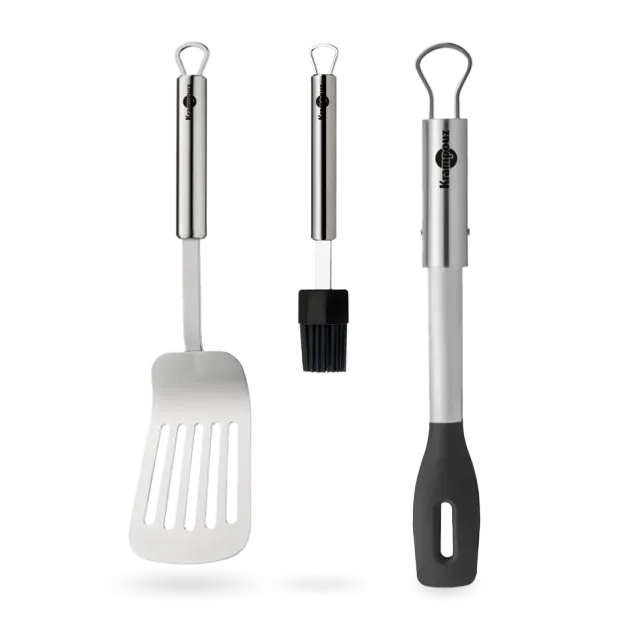 Krampouz ASP2 plancha accessoireset 3-delig rvs